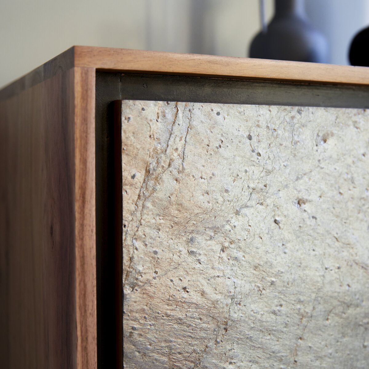 Temis - Credenza bar in acacia 90 cm Temis - Credenza bar in acacia 90 cm