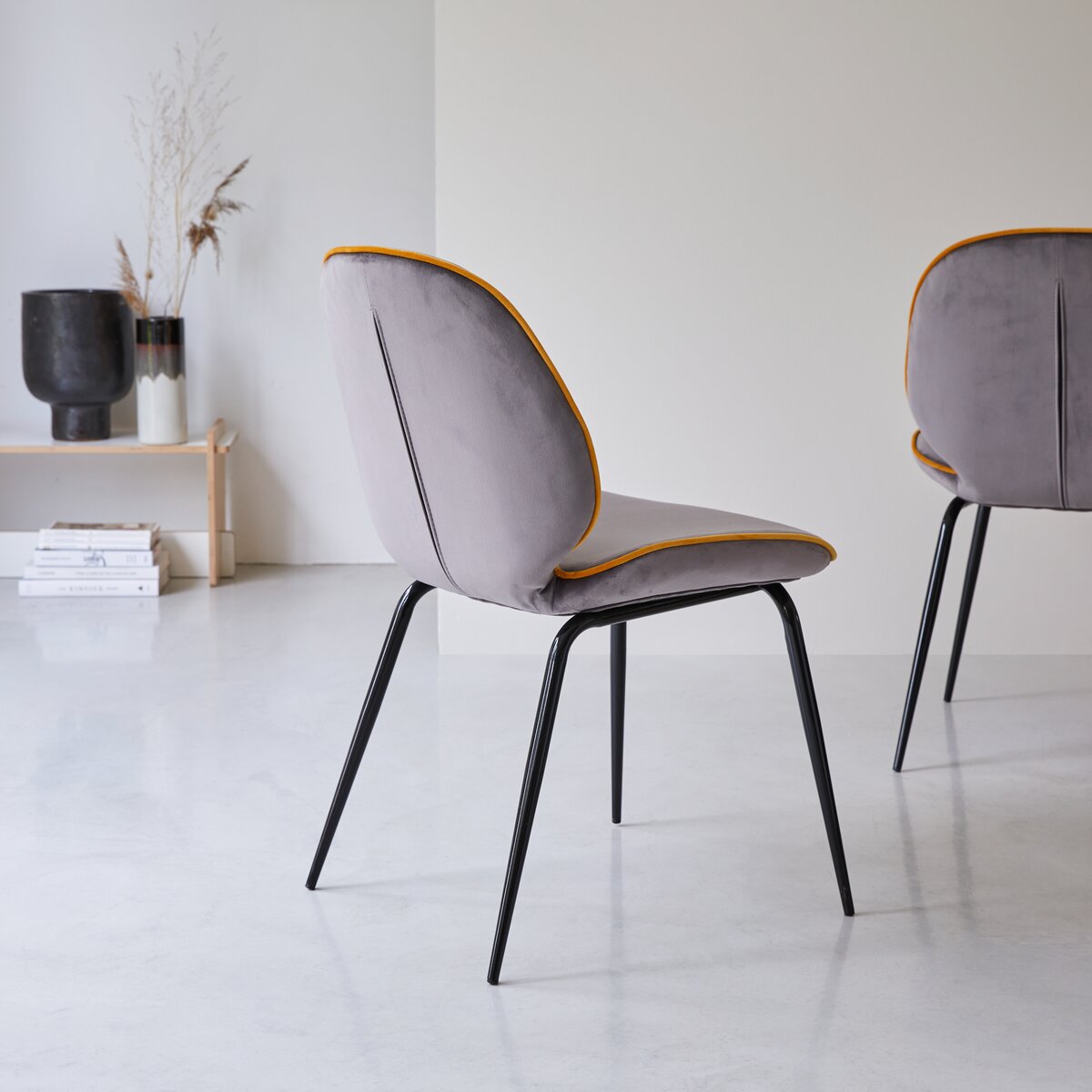 Uma - Chaise en tissu grey Uma - Chaise en tissu grey
