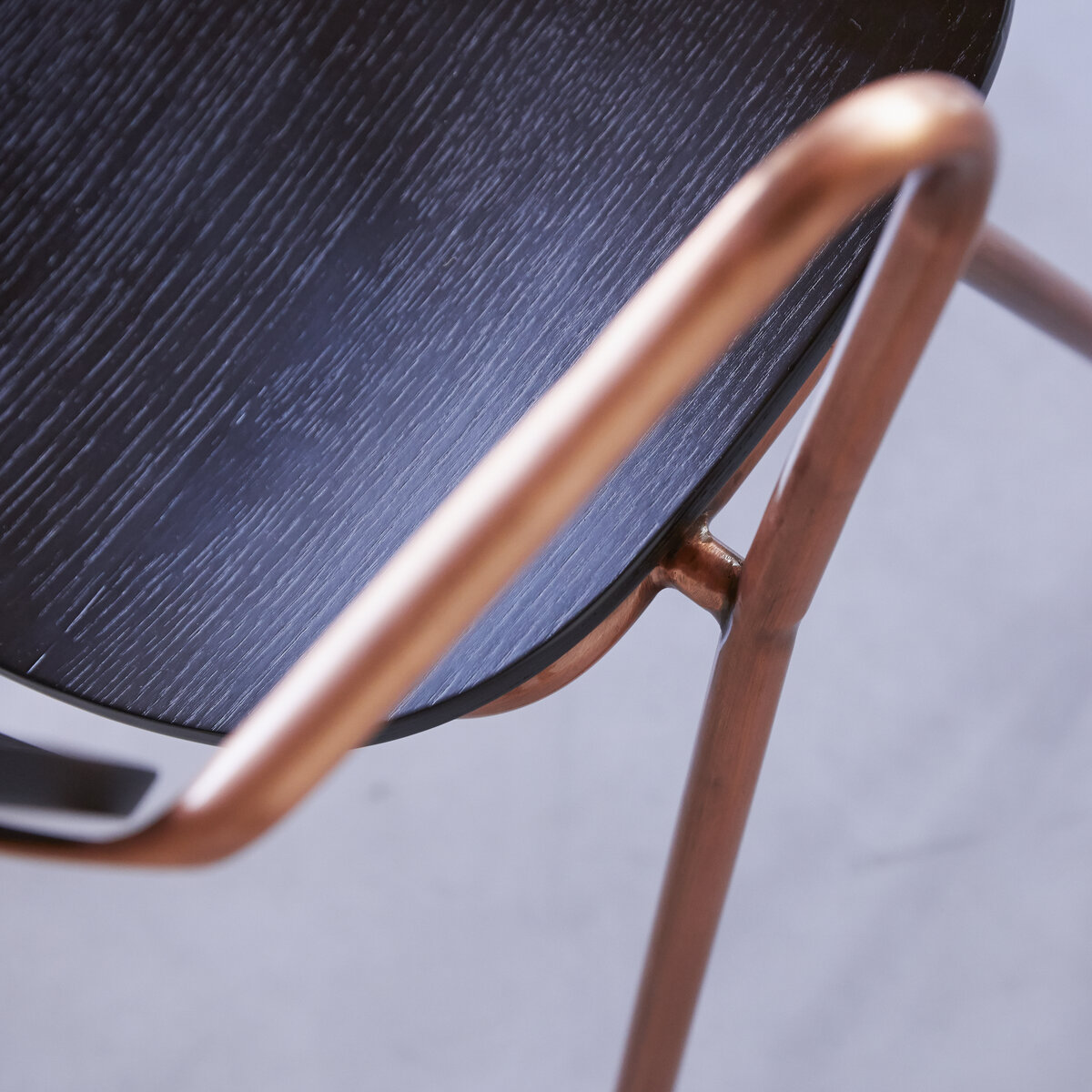 Ada - Stuhl aus Eiche und Metall copper Ada - Stuhl aus Eiche und Metall copper