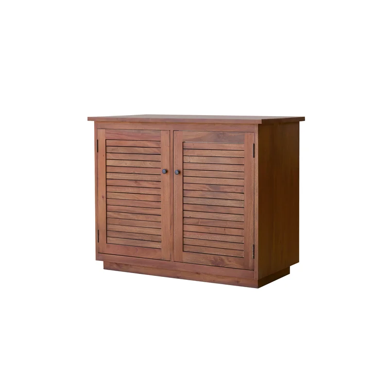 Mobile sottolavabo in acacia 100 cm - Arredo per bagno - Tikamoon