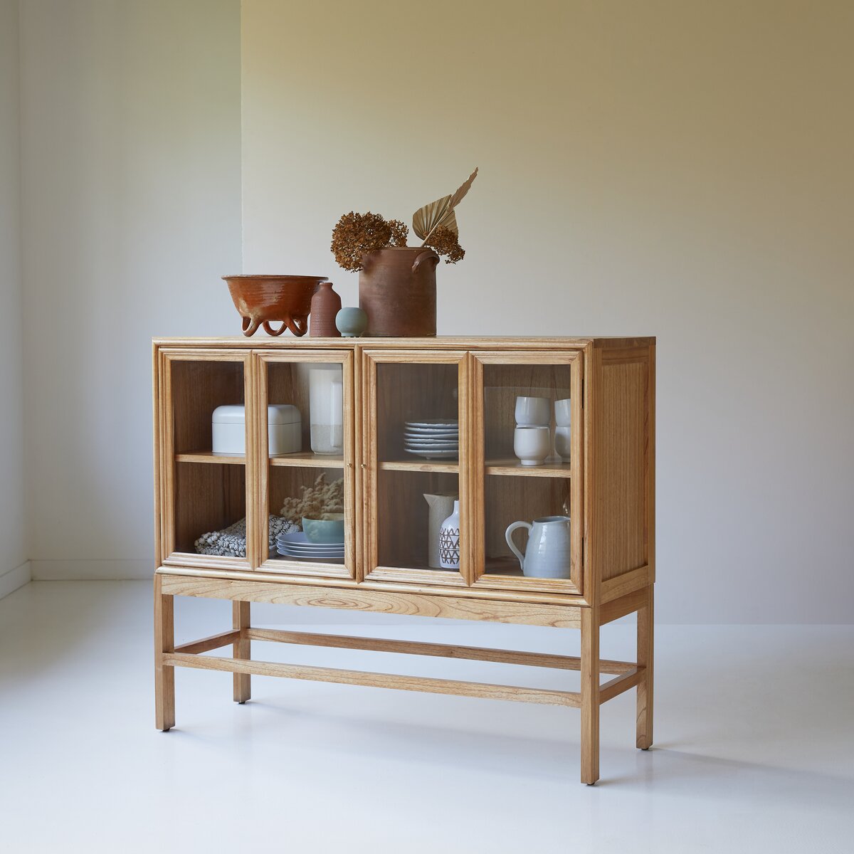 Alex - Mindi wood low Display cabinet Alex - Mindi wood low Display cabinet