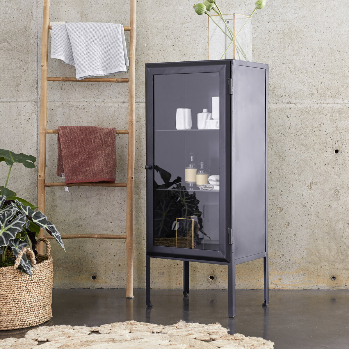 Glazed metal Bathroom / Cupboards Tikamoon