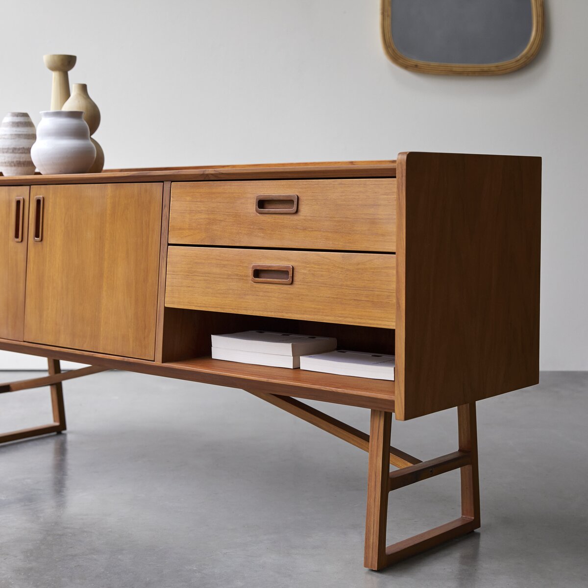 Mobile credenza bassa in teak