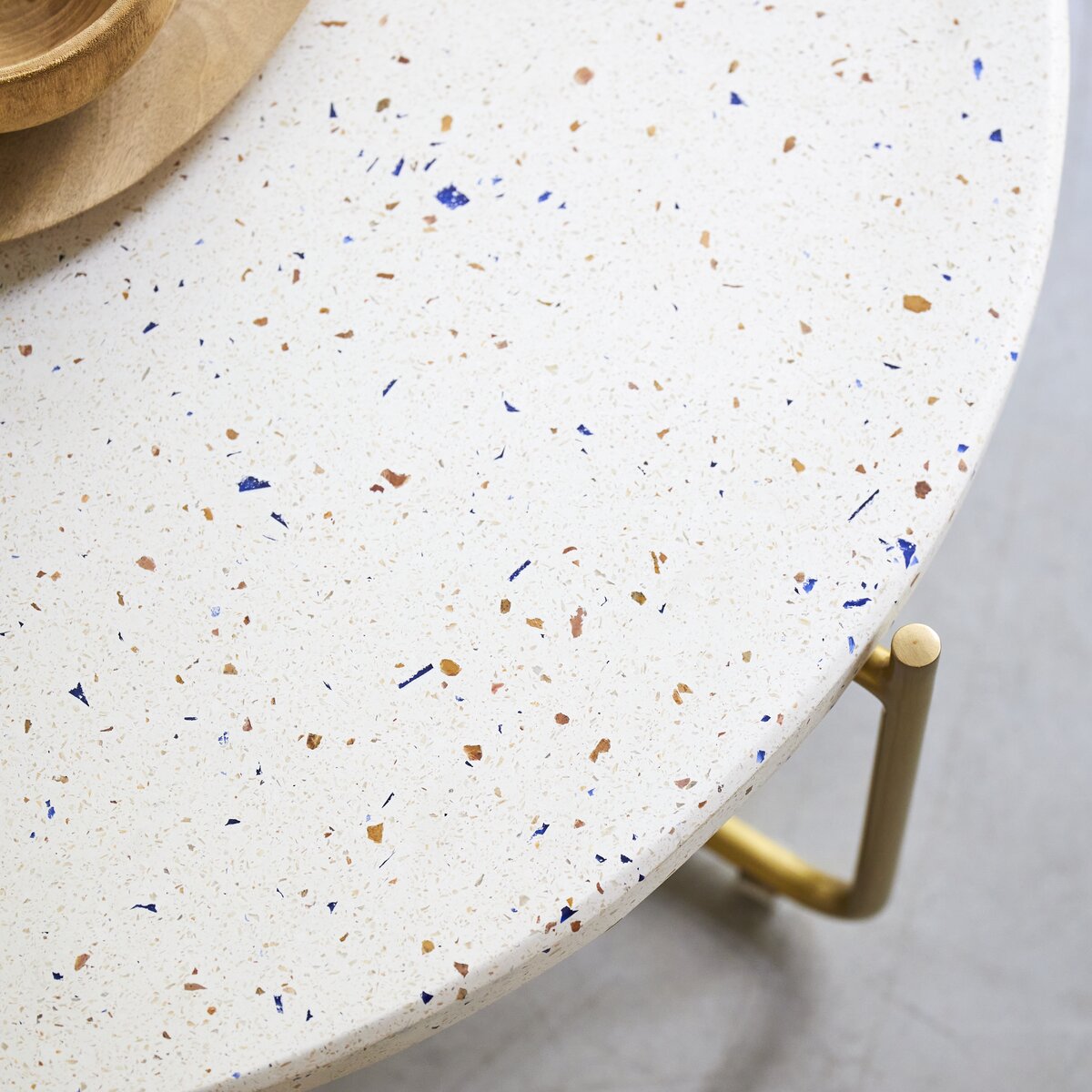 Anatole - Table basse en terrazzo et métal confetti Anatole - Table basse en terrazzo et métal confetti