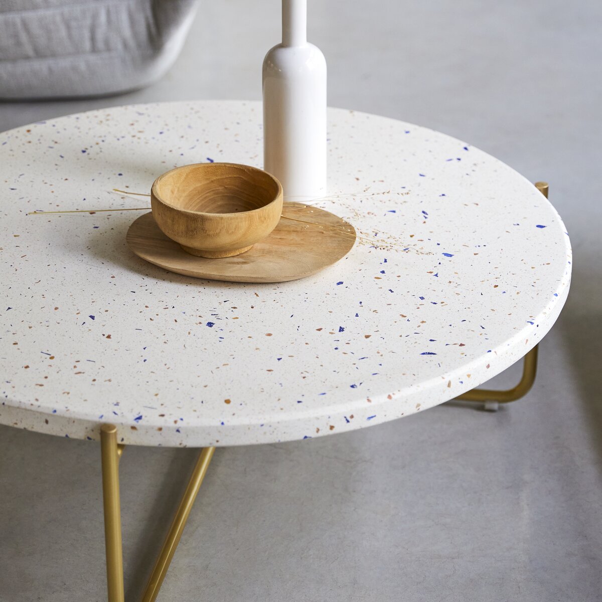 Anatole - Table basse en terrazzo et métal confetti Anatole - Table basse en terrazzo et métal confetti