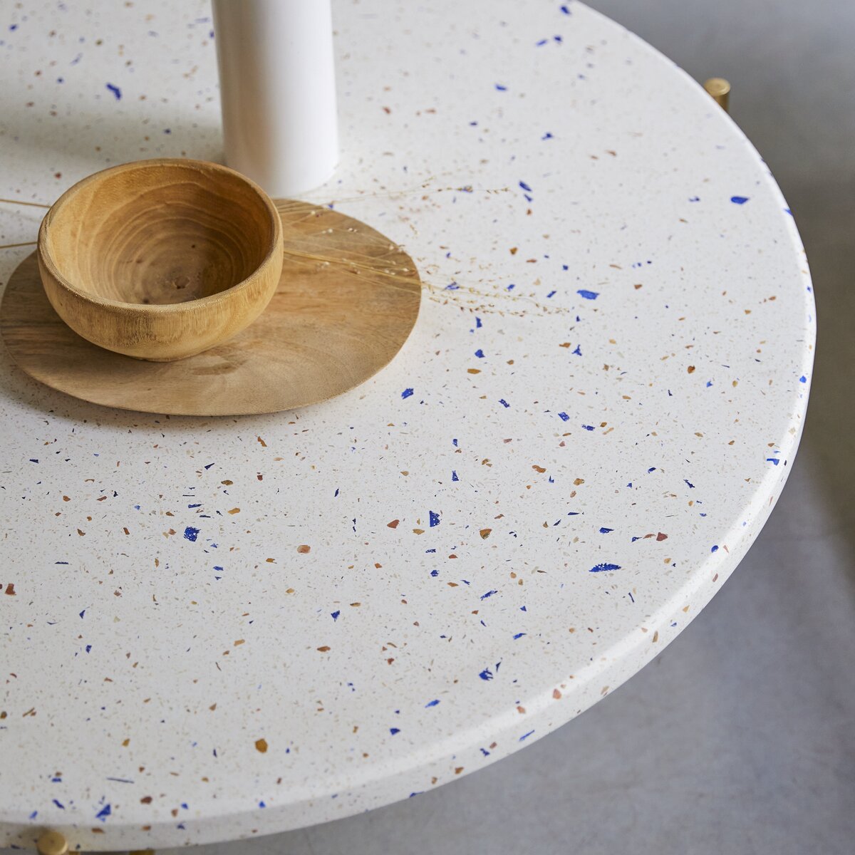 Anatole - Table basse en terrazzo et métal confetti Anatole - Table basse en terrazzo et métal confetti