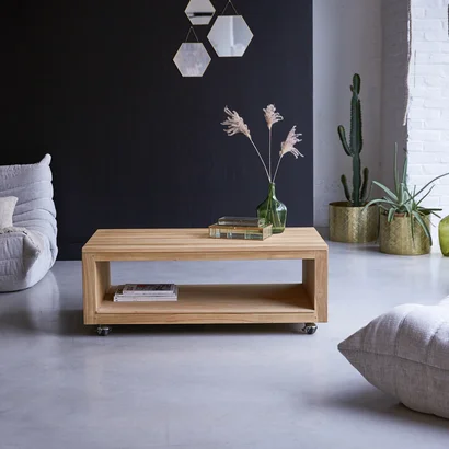 Anoa - Solid teak rectangular Coffee Table