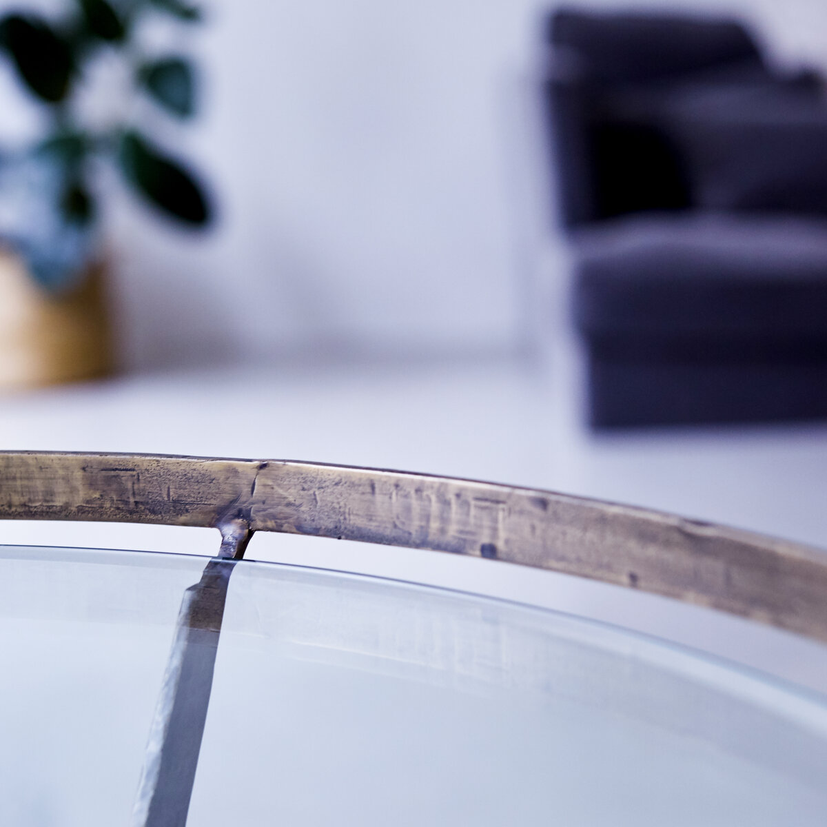 Ambre - Couchtisch aus Marmor und Metall Ambre - Couchtisch aus Marmor und Metall
