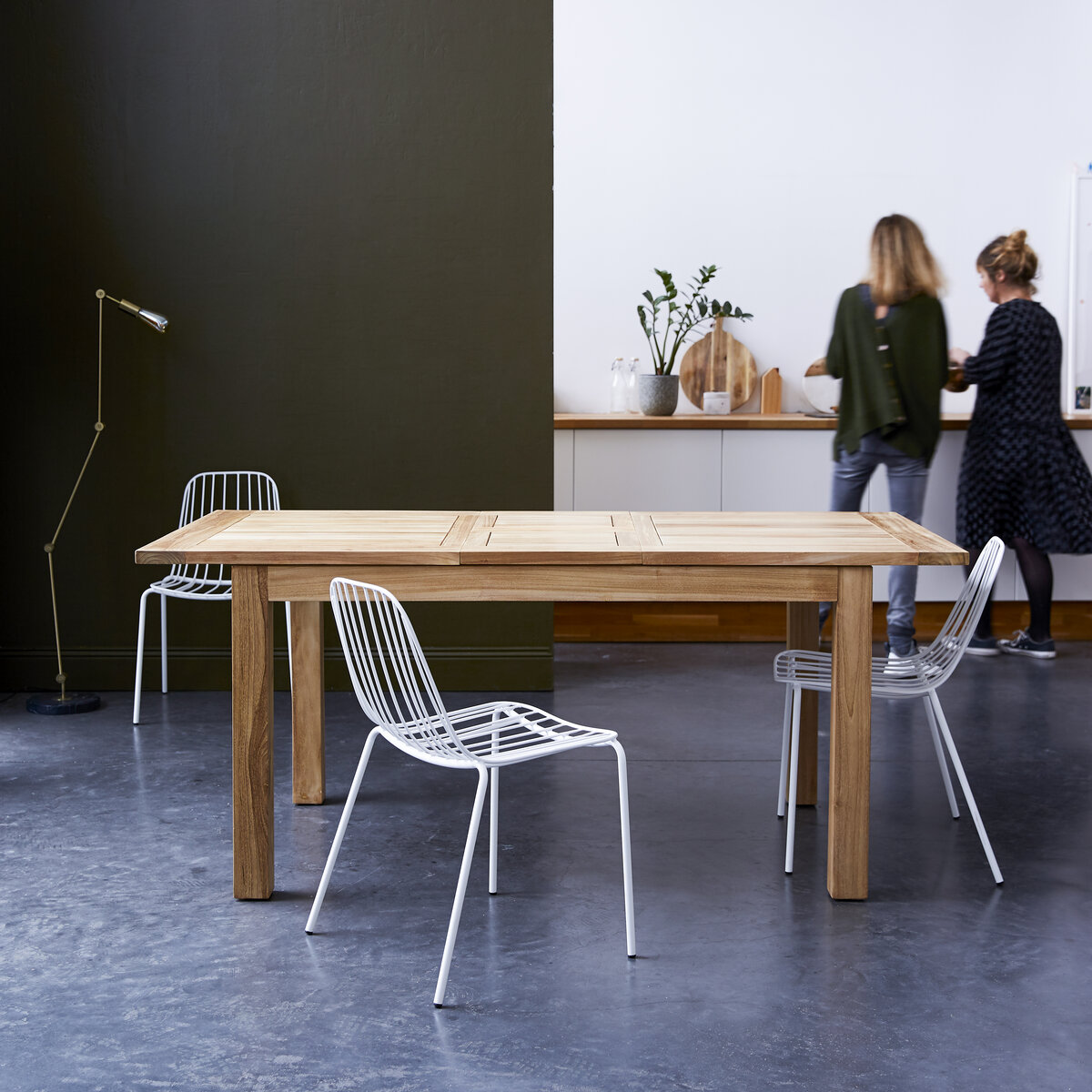 Tavolo in teak 200 x 100 cm - Arredo per la sala da pranzo - Tikamoon