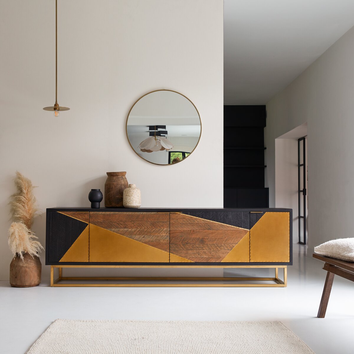 Oscar - Mueble de TV en roble 240 cm Oscar - Mueble de TV en roble 240 cm
