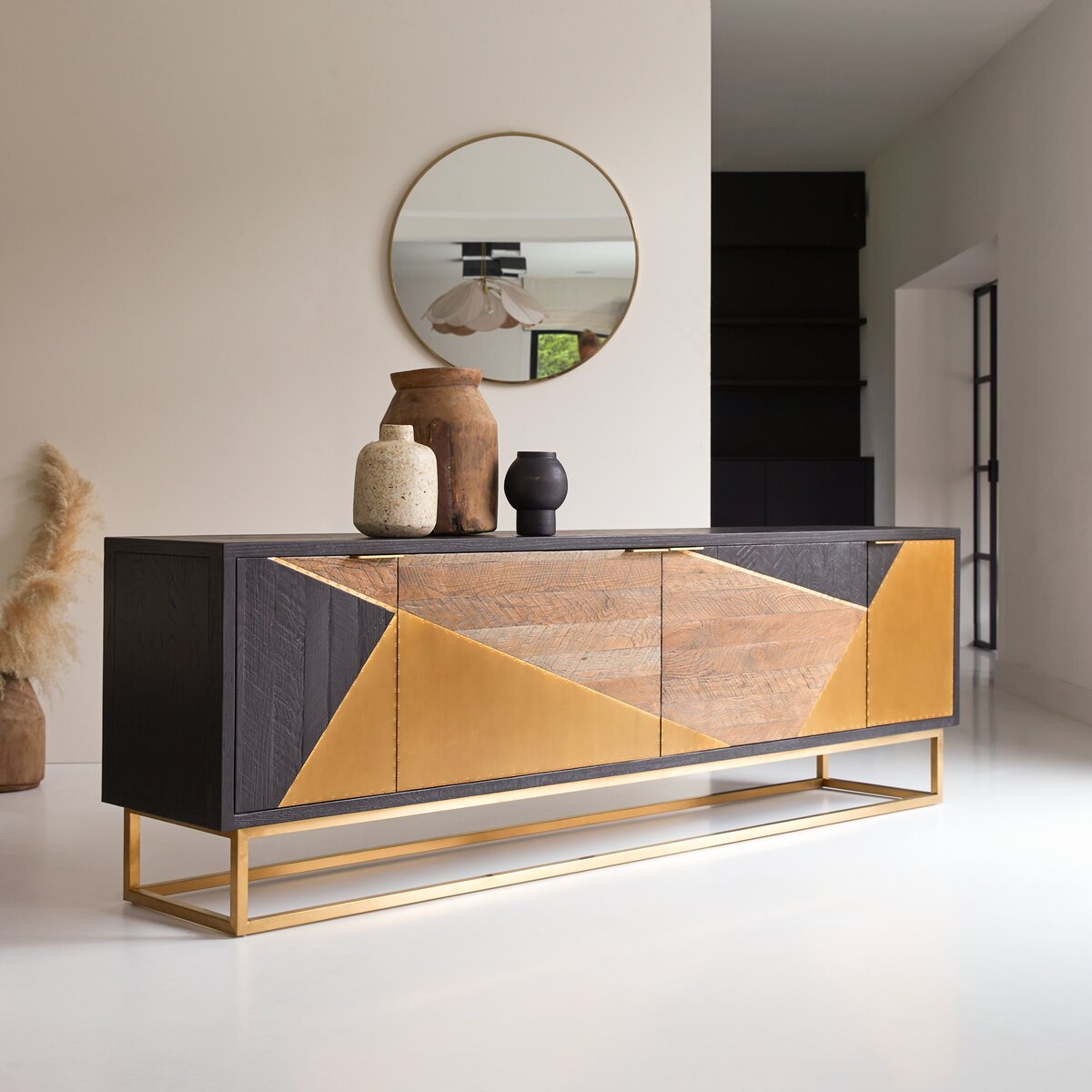 Oscar - Mueble de TV en roble 240 cm Oscar - Mueble de TV en roble 240 cm