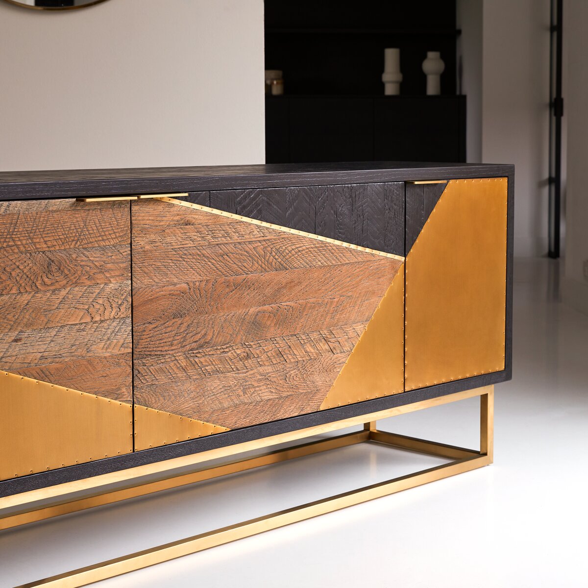 Oscar - Mueble de TV en roble 240 cm Oscar - Mueble de TV en roble 240 cm