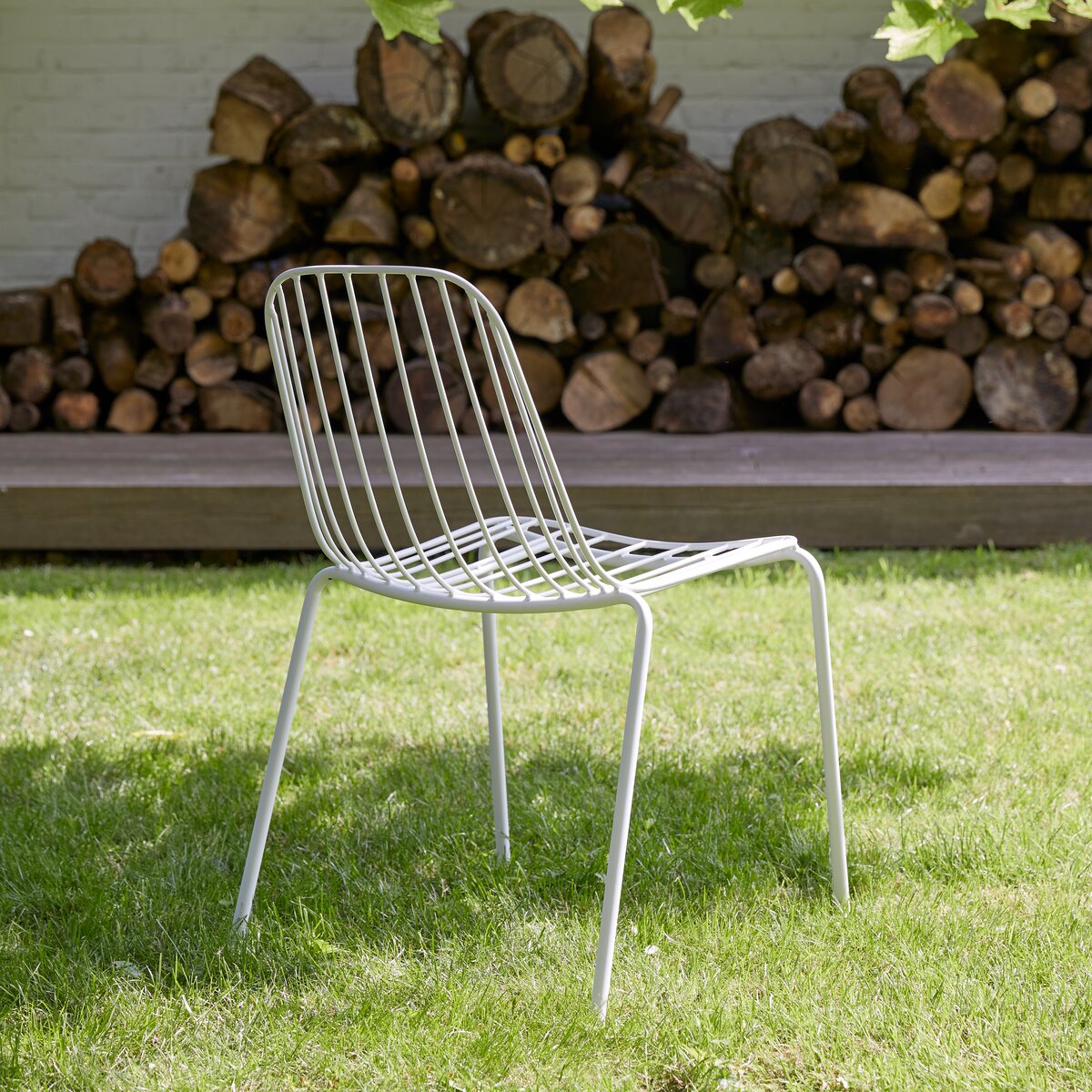 Arty - Sedia da giardino in metallo white Arty - Sedia da giardino in metallo white