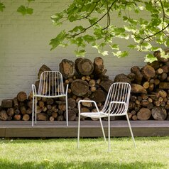 Green premium terrazzo garden table 160 cm - Garden furniture - Tikamoon