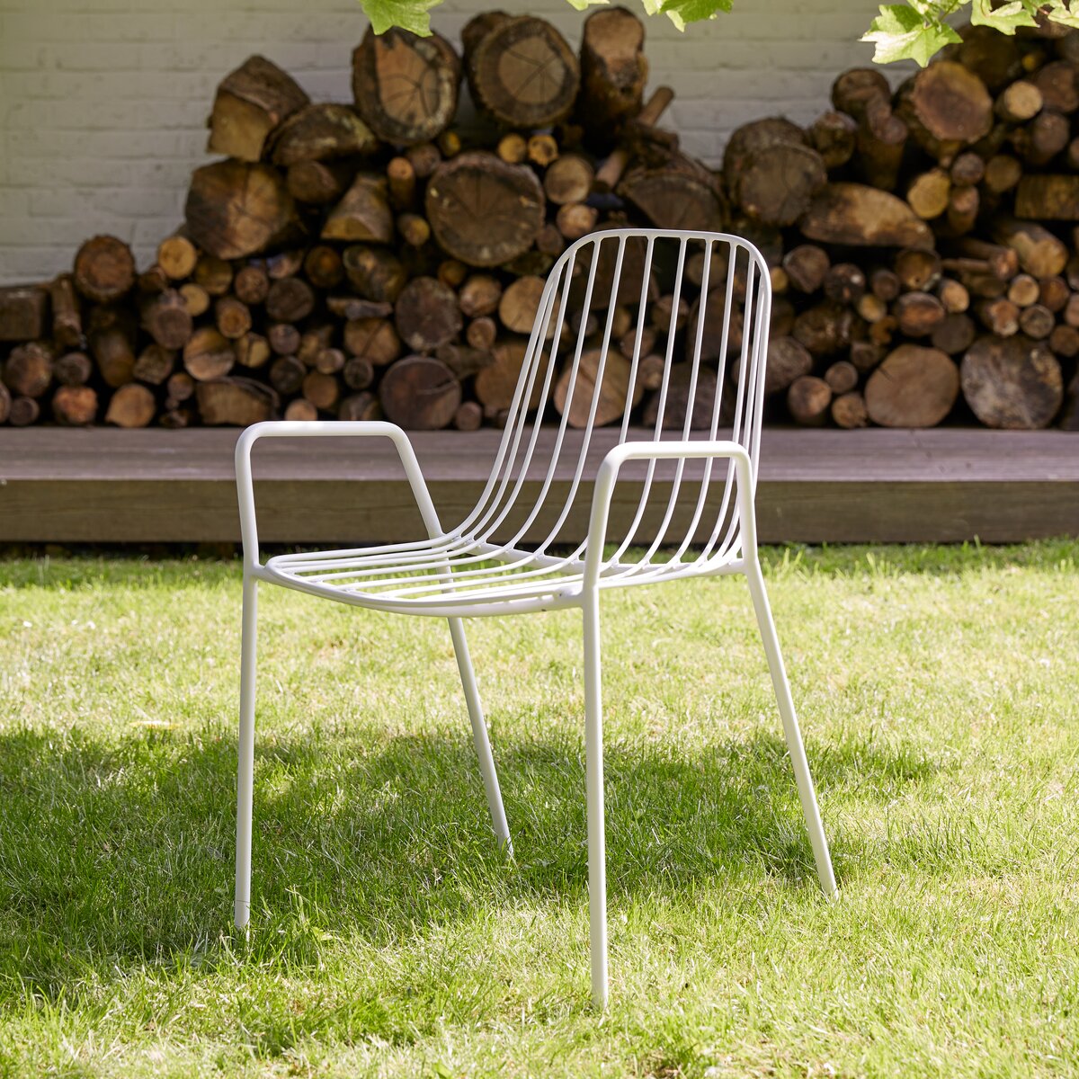 Arty - Fauteuil de jardin en métal white Arty - Fauteuil de jardin en métal white