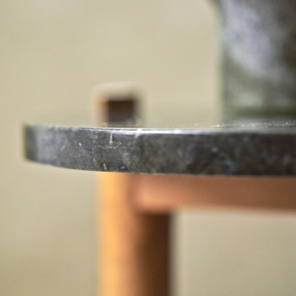 Teak and black marble bedside table Bedroom Nestor bedside table at