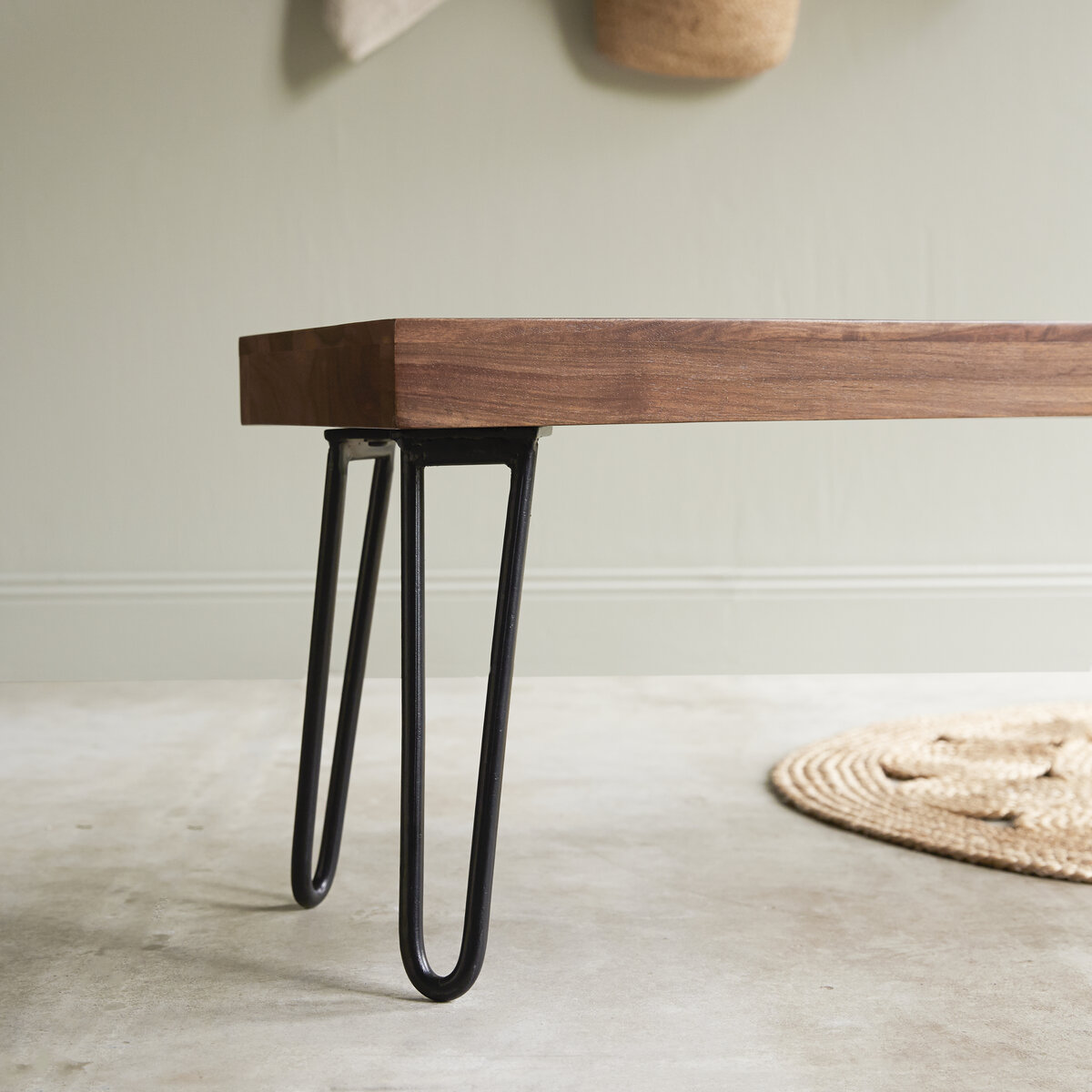 Helga - Bank aus massivem Palisanderholz 135 cm Helga - Bank aus massivem Palisanderholz 135 cm