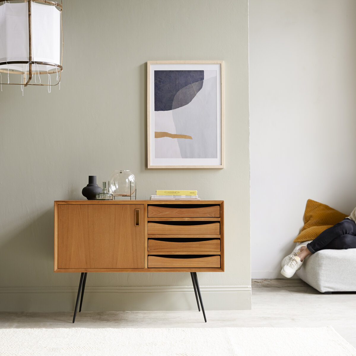 Simen - Anrichte aus Teak 100 cm Simen - Anrichte aus Teak 100 cm