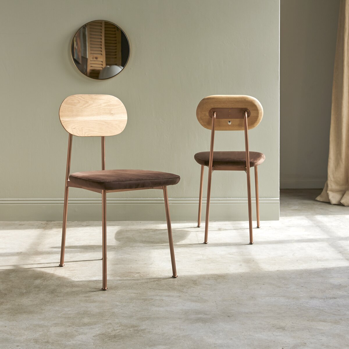 Yutapi - Chaise brown en chêne Yutapi - Chaise brown en chêne