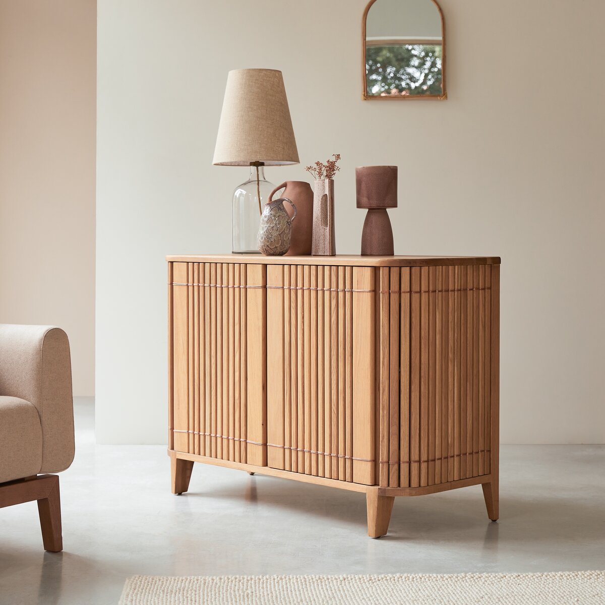 Koppar - Buffet in quercia massello 115 cm Koppar - Buffet in quercia massello 115 cm