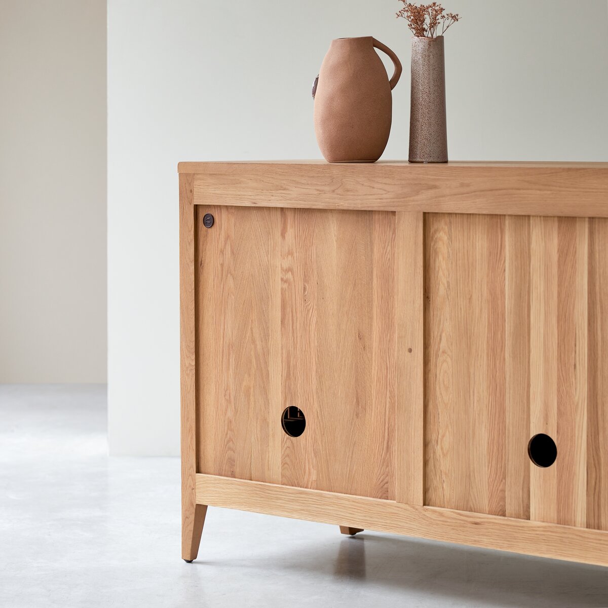 Koppar - Buffet in quercia massello 115 cm Koppar - Buffet in quercia massello 115 cm