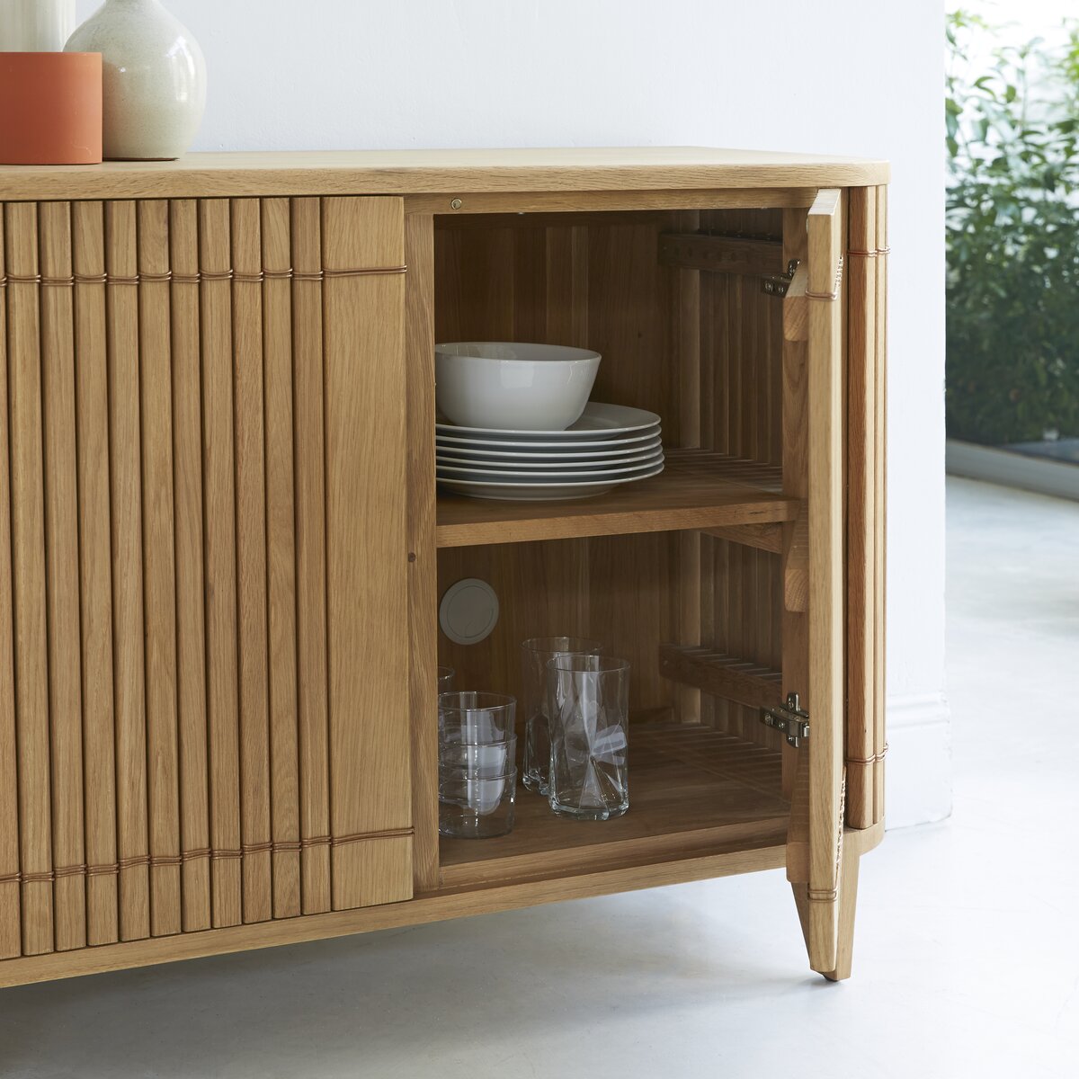 Koppar - Buffet aus massivem Eichenholz 115 cm Koppar - Buffet aus massivem Eichenholz 115 cm