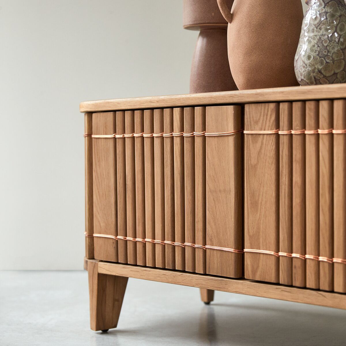 Koppar - Solid oak TV Stand 160 cm Koppar - Solid oak TV Stand 160 cm