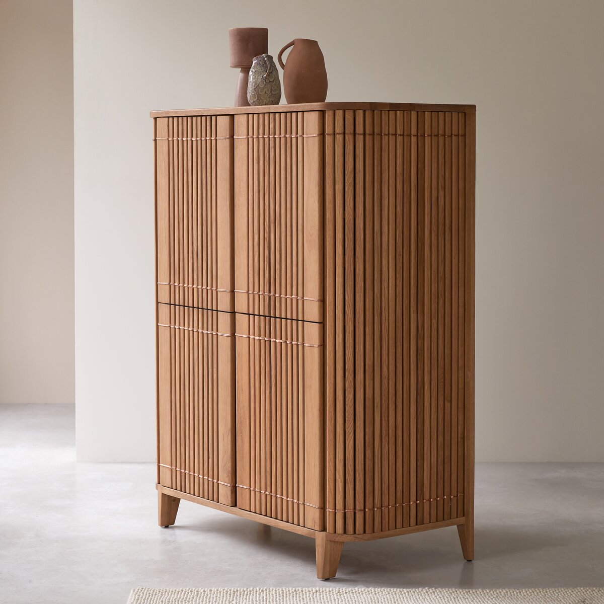 Credenza in quercia massello 150 cm Luce - Mobili portaoggetti per la sala  da pranzo - Tikamoon