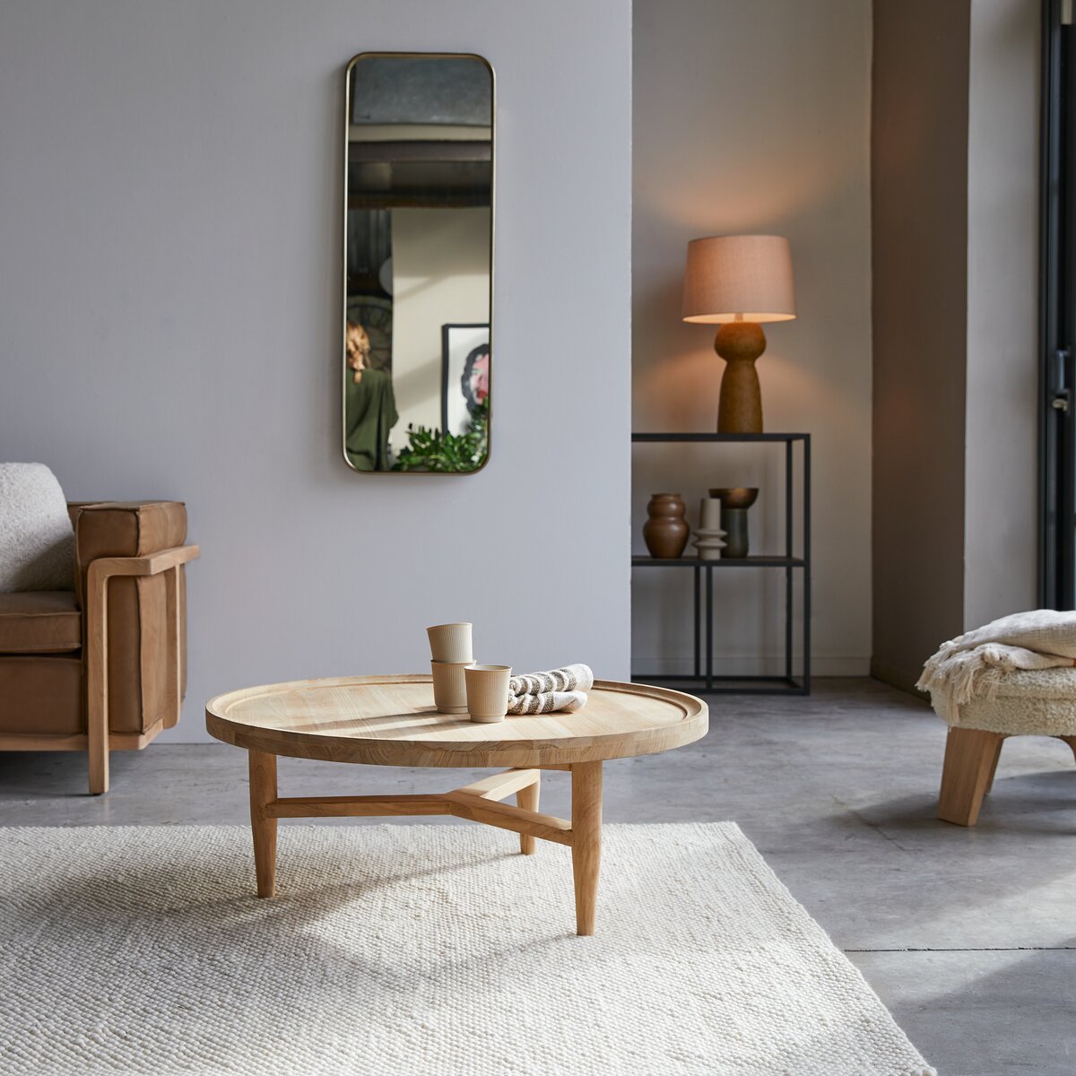 Poltrona Cover di Muuto - legno naturale