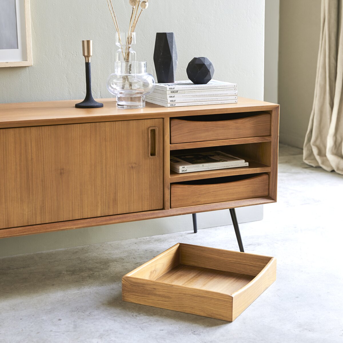 Simen - Teak TV Stand 155 cm Simen - Teak TV Stand 155 cm
