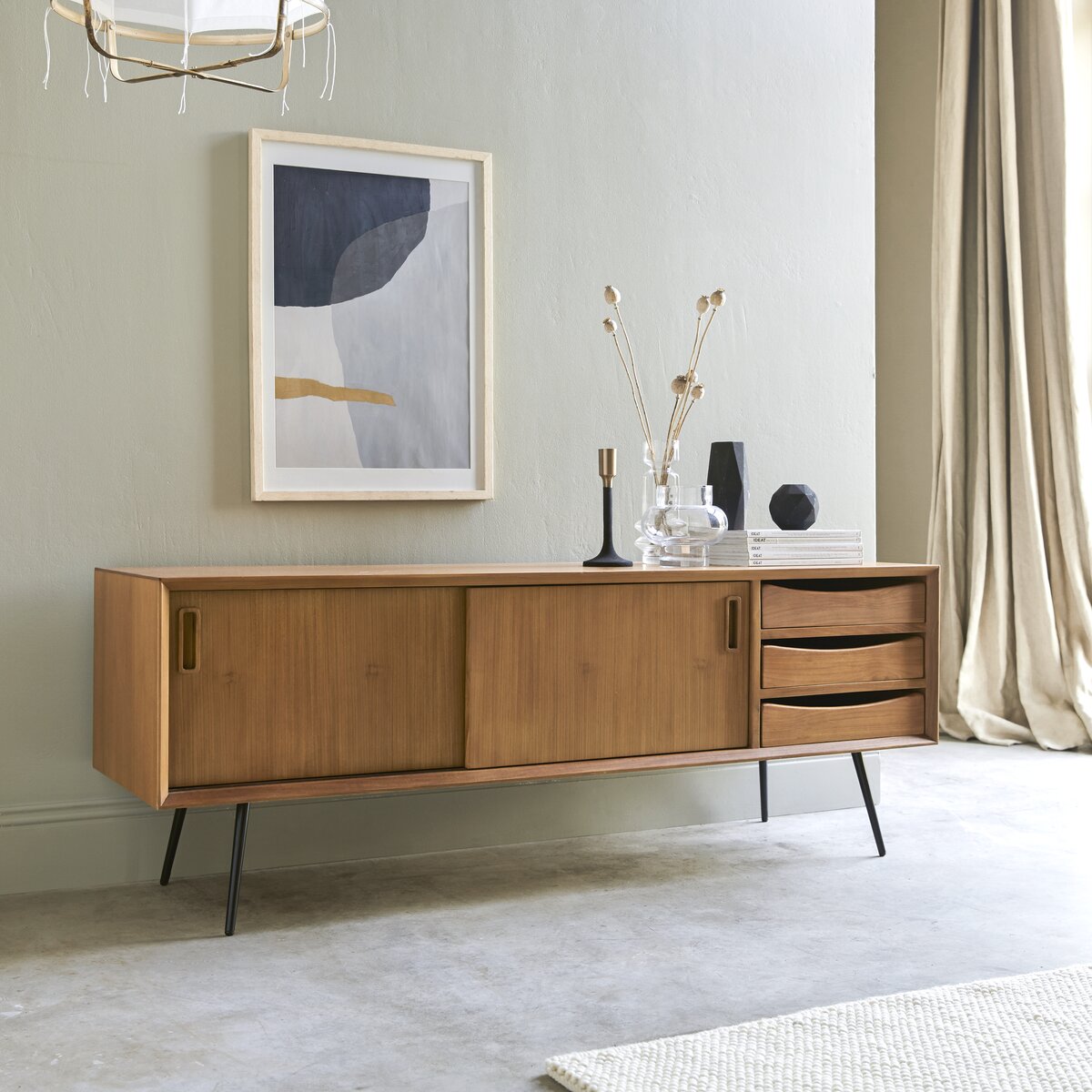 Simen - Teak TV Stand 155 cm Simen - Teak TV Stand 155 cm