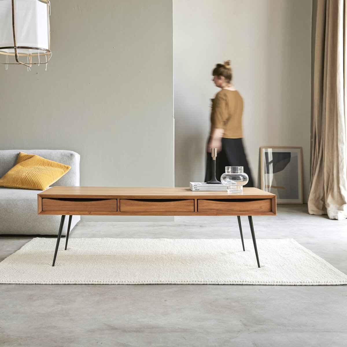 Simen - Table basse en teck Simen - Table basse en teck