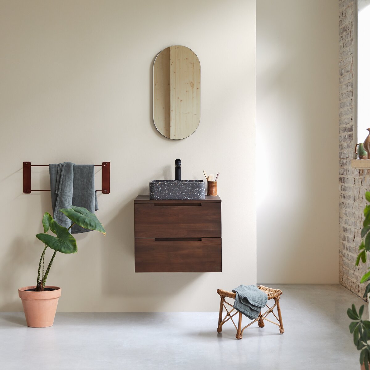 Romeo - Solid teak vanity unit 60 cm Romeo - Solid teak vanity unit 60 cm