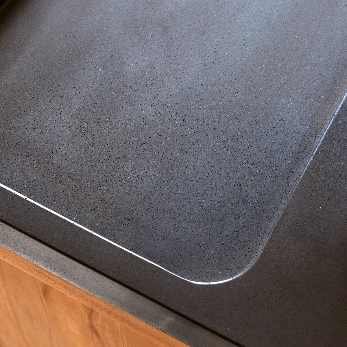 Edgar - Mueble de baño en teca maciza y piedra de lava 120 cm Edgar - Mueble de baño en teca maciza y piedra de lava 120 cm