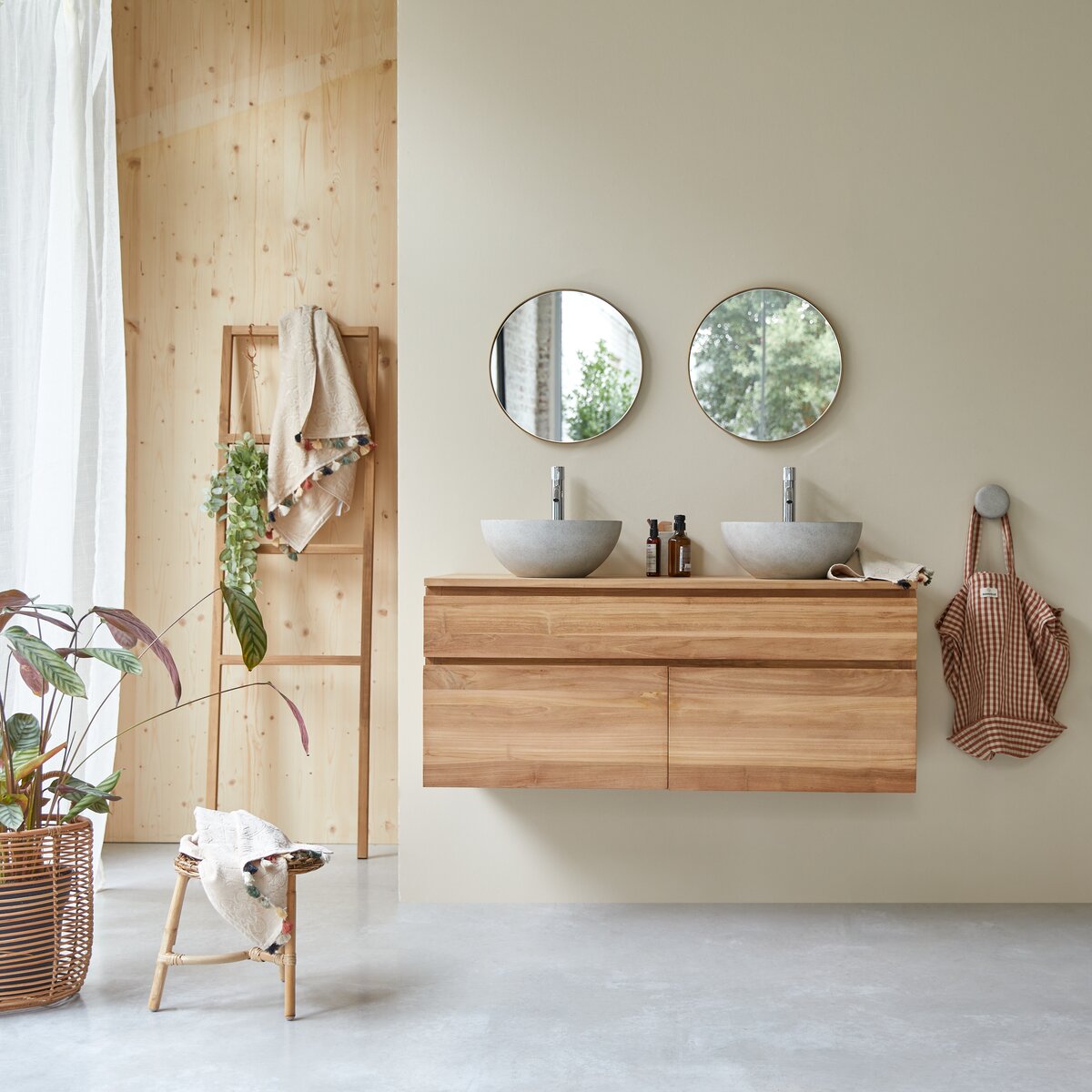 Jacob - Solid teak vanity unit 120 cm Jacob - Solid teak vanity unit 120 cm