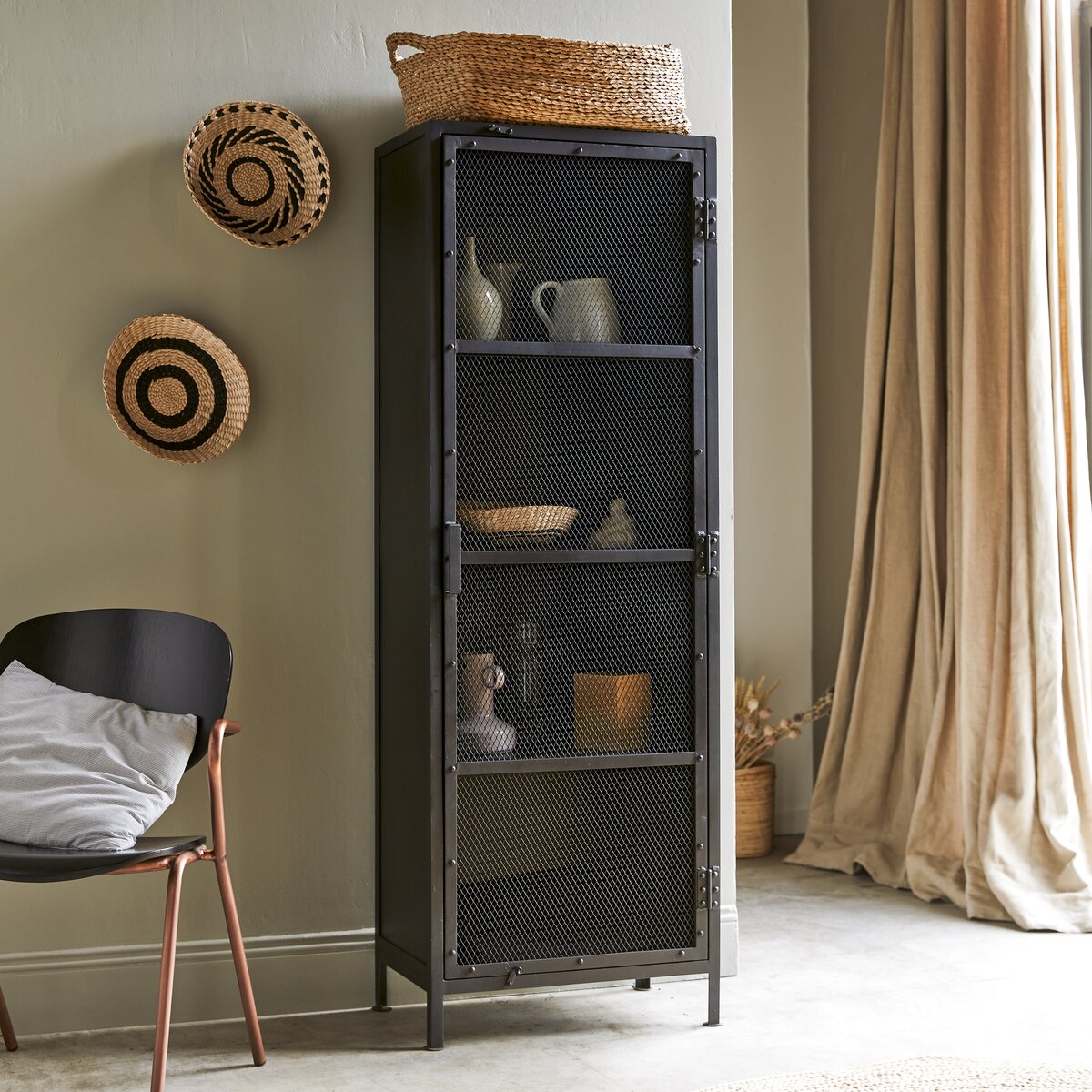Alma - Armoire grillagée en métal Alma - Armoire grillagée en métal