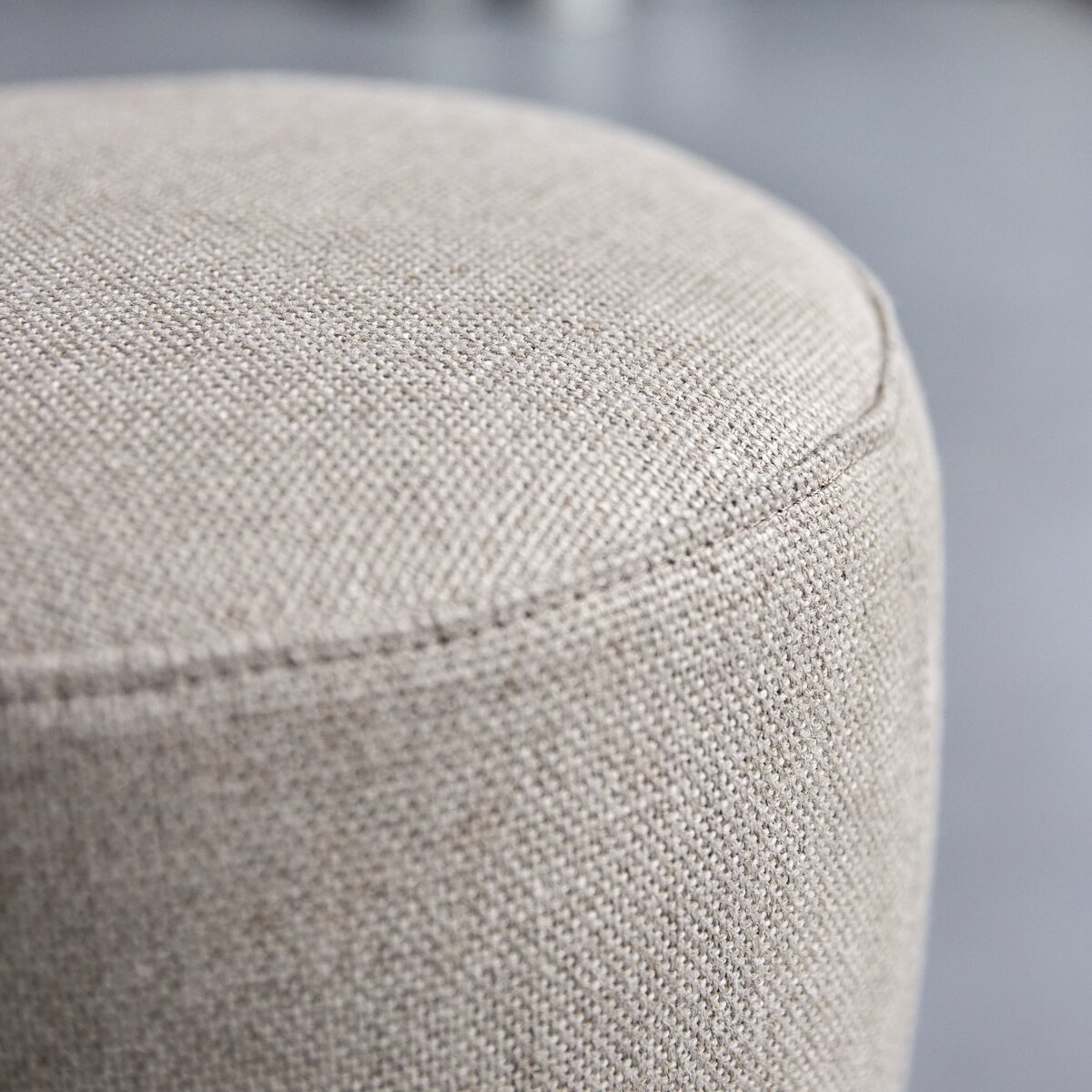 Drum - Pouf linen en chêne massif Drum - Pouf linen en chêne massif