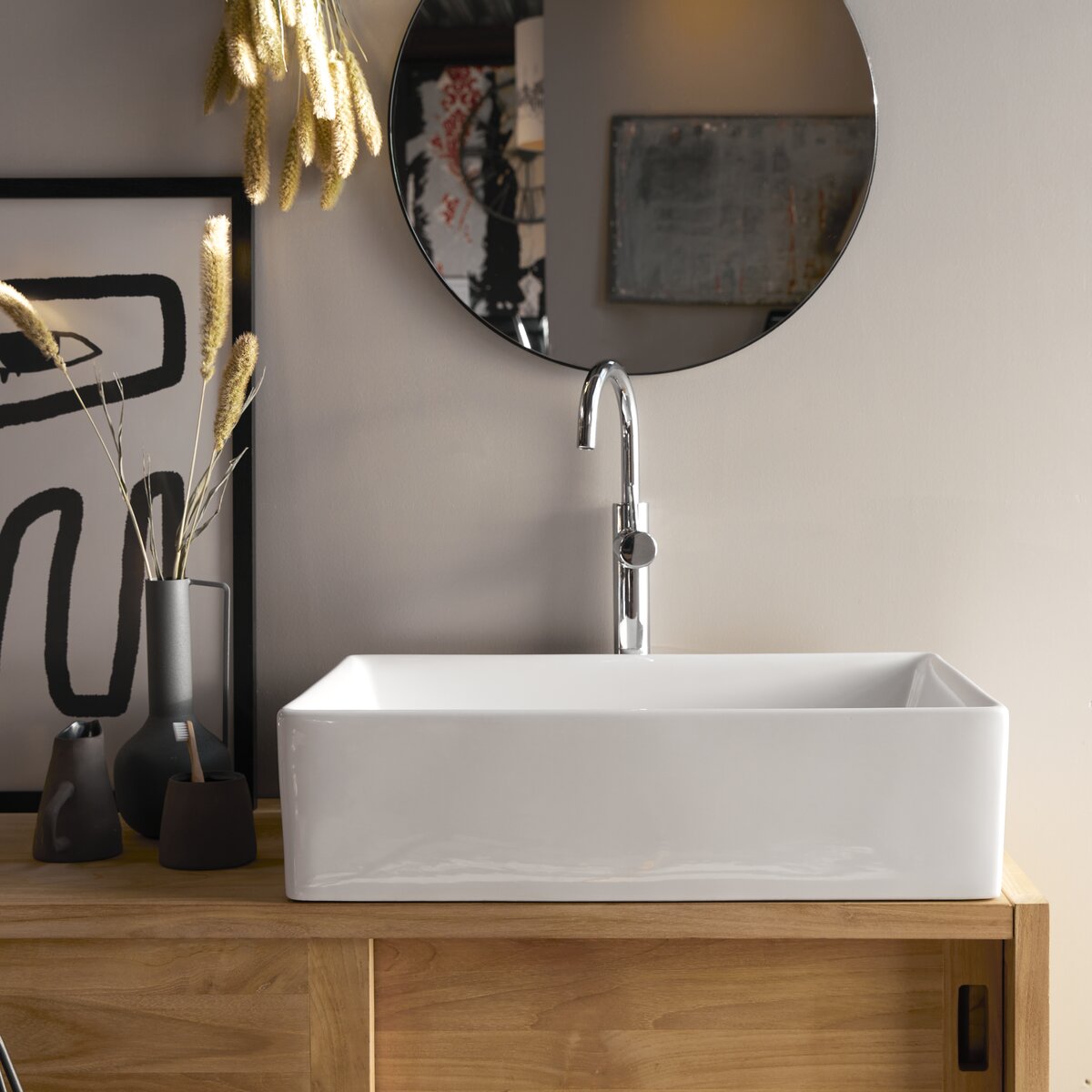Ema - Lavabo in ceramica Ema - Lavabo in ceramica