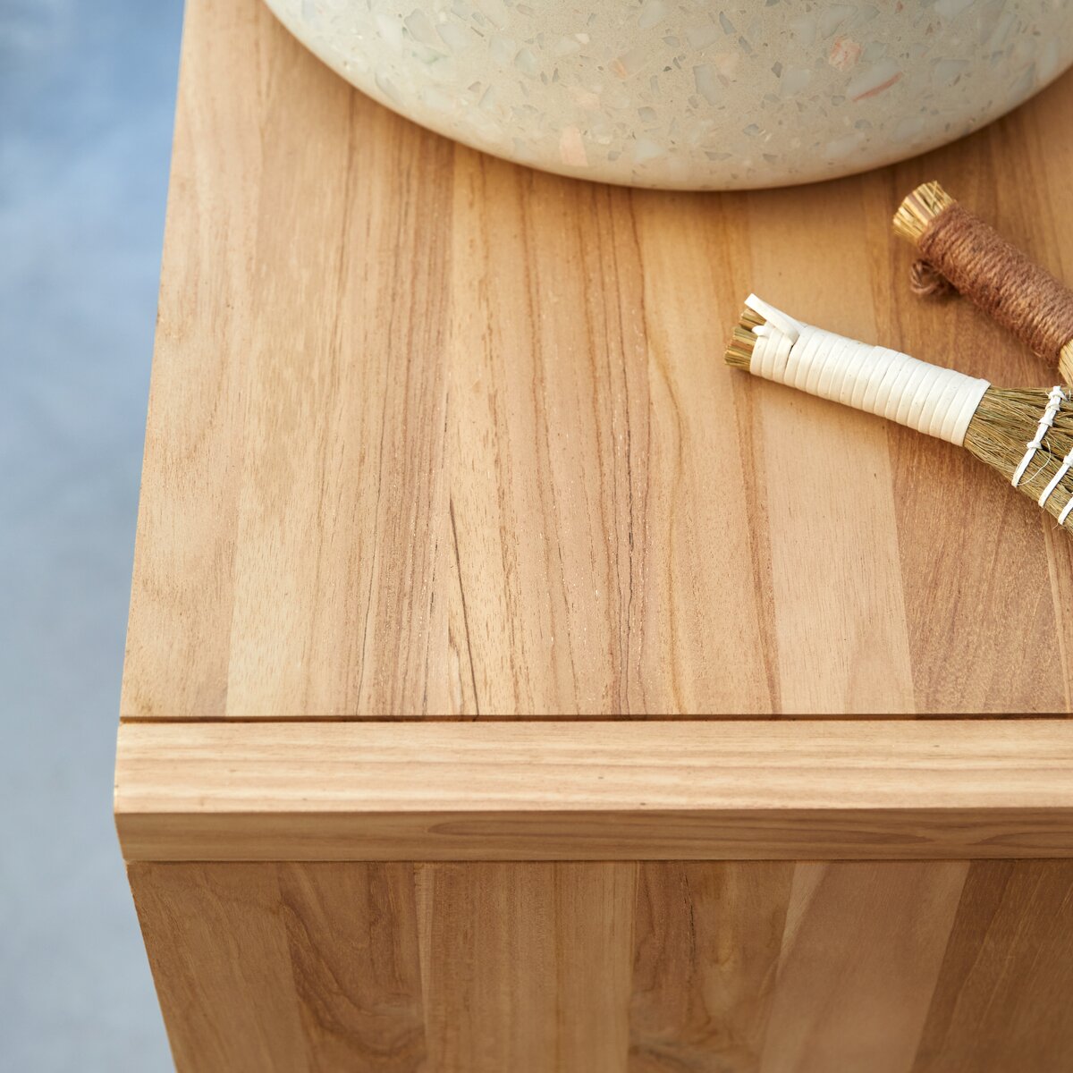 Jonàk - Waschtischunterschrank aus massivem Teakholz 95 cm Jonàk - Waschtischunterschrank aus massivem Teakholz 95 cm