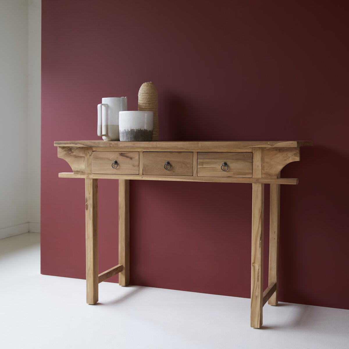 Junie - Recycled solid teak Console table Junie - Recycled solid teak Console table