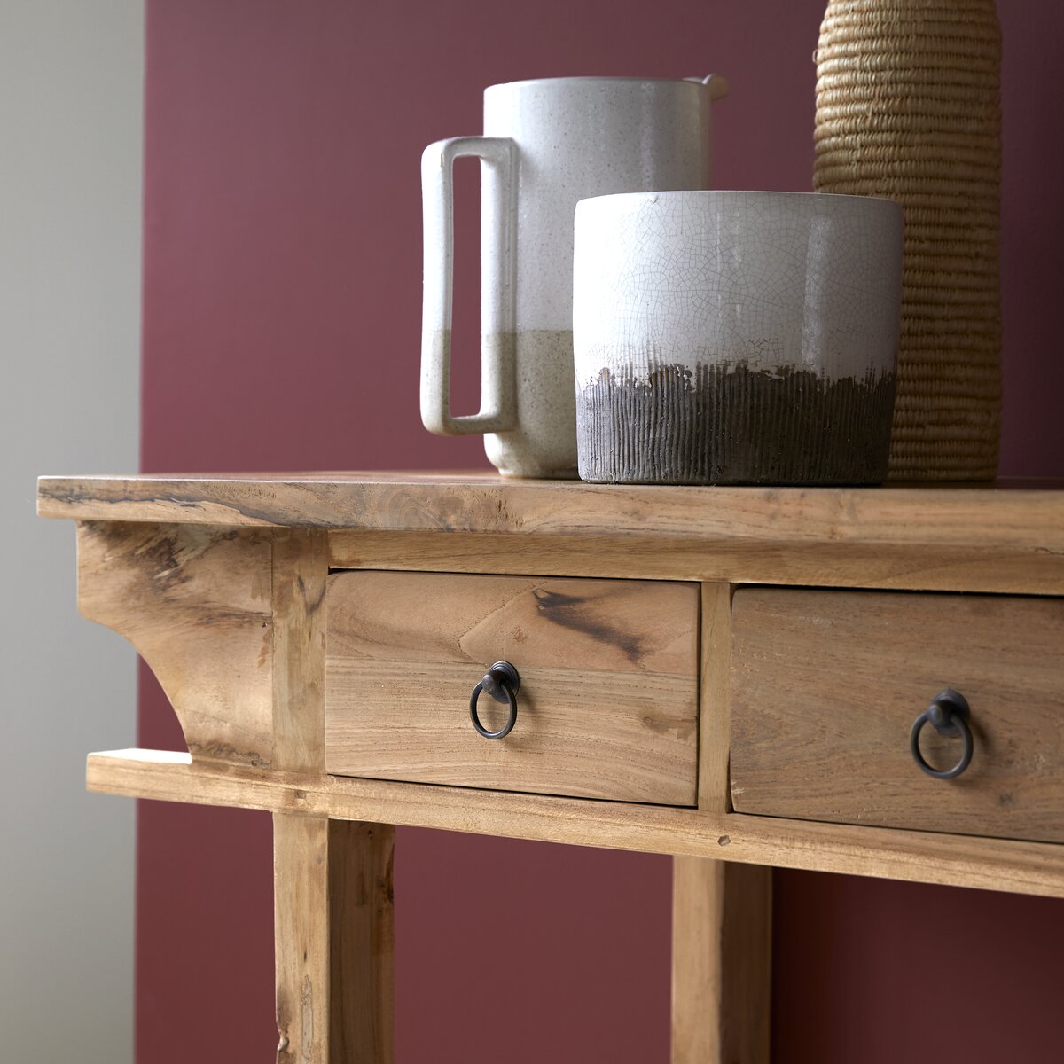 Junie - Recycled solid teak Console table Junie - Recycled solid teak Console table