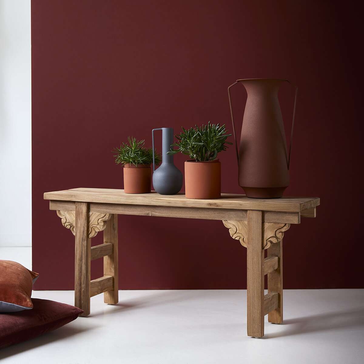 Adonis - Bank aus massivem Recycling-Teak Adonis - Bank aus massivem Recycling-Teak