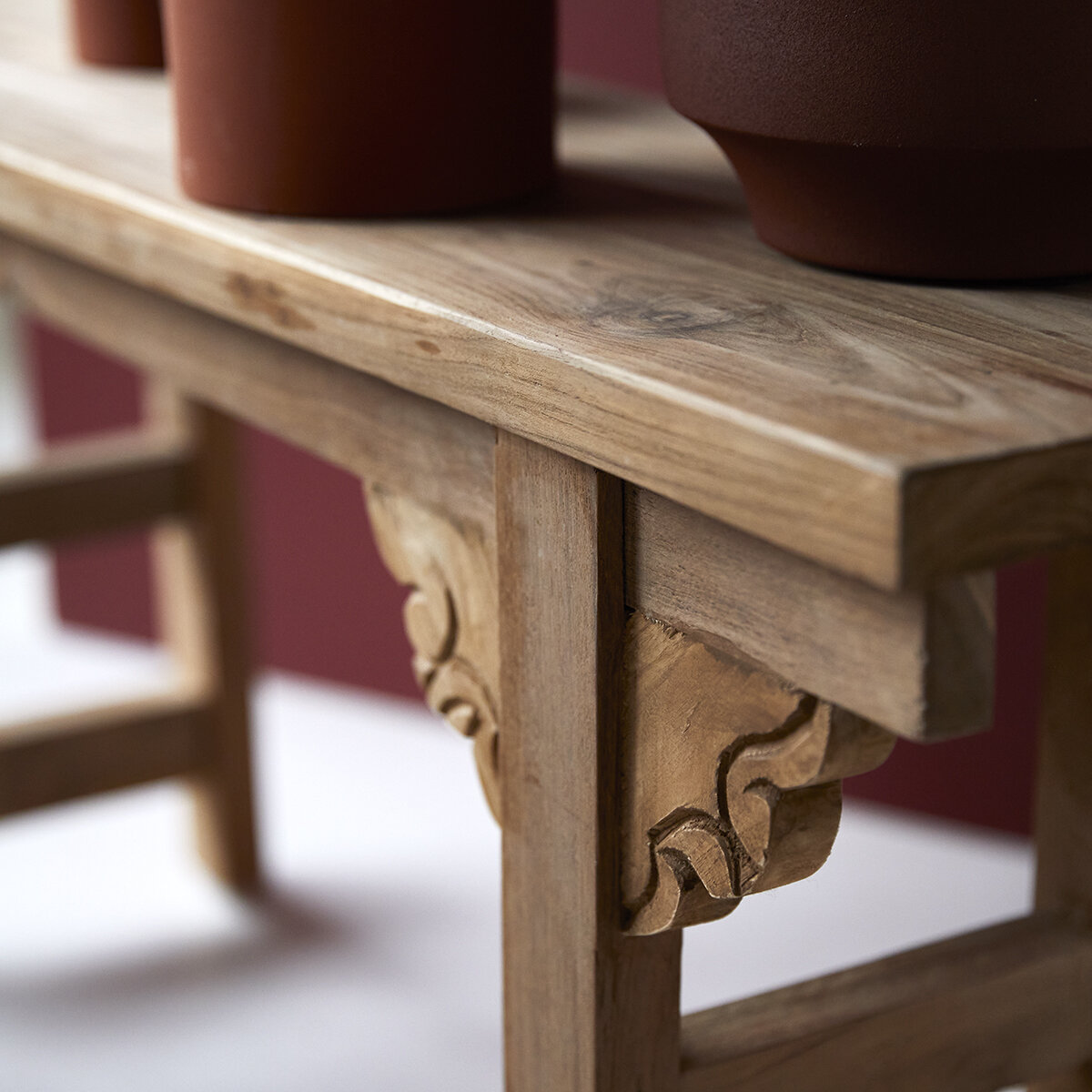 Adonis - Bank aus massivem Recycling-Teak Adonis - Bank aus massivem Recycling-Teak