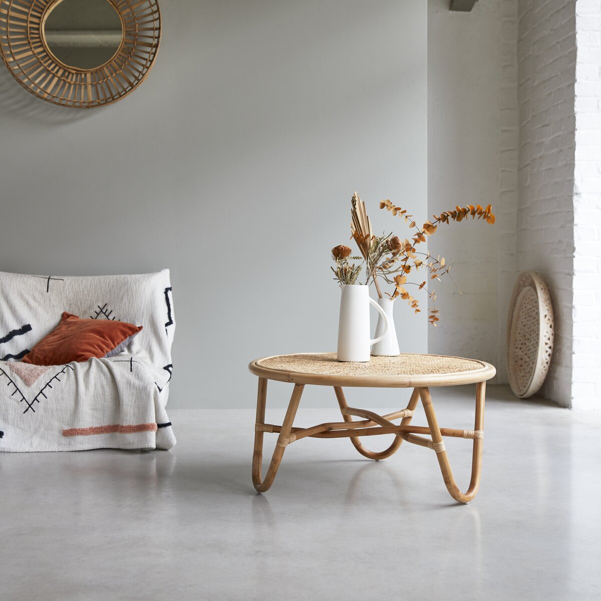 Lina - Table basse en rotin Lina - Table basse en rotin
