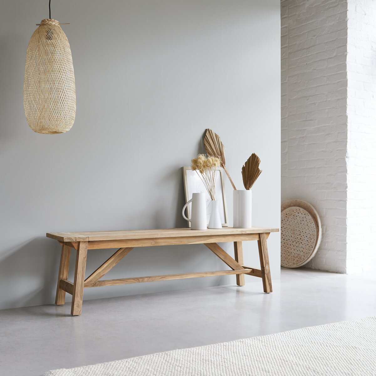 Filipe - Bank aus massivem Recycling-Teak Filipe - Bank aus massivem Recycling-Teak