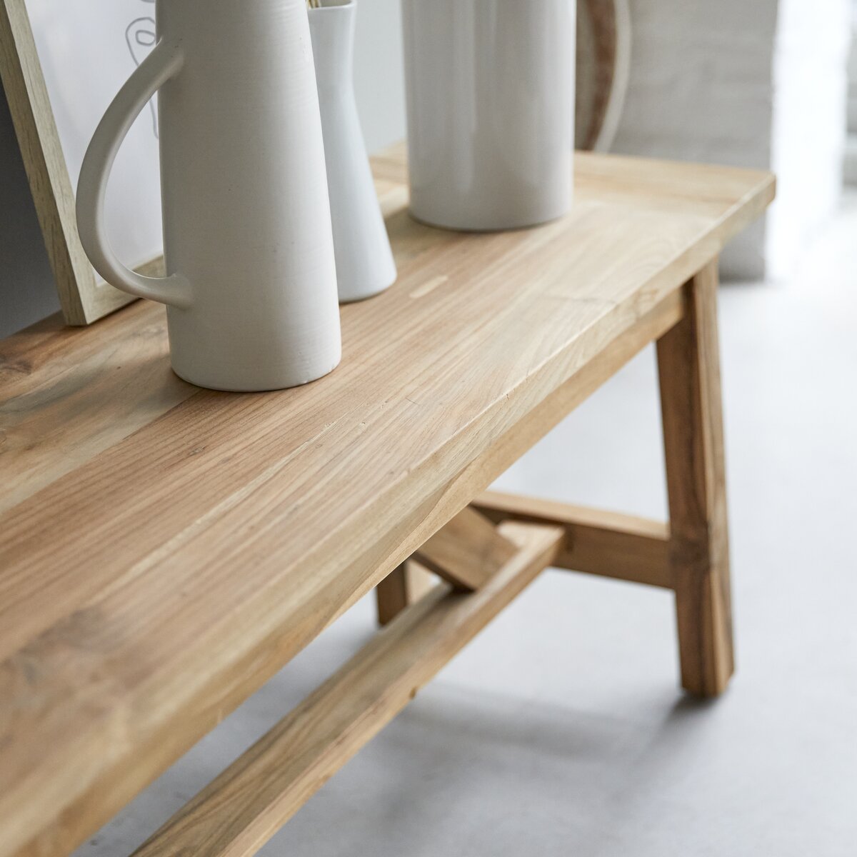 Filipe - Bank aus massivem Recycling-Teak Filipe - Bank aus massivem Recycling-Teak