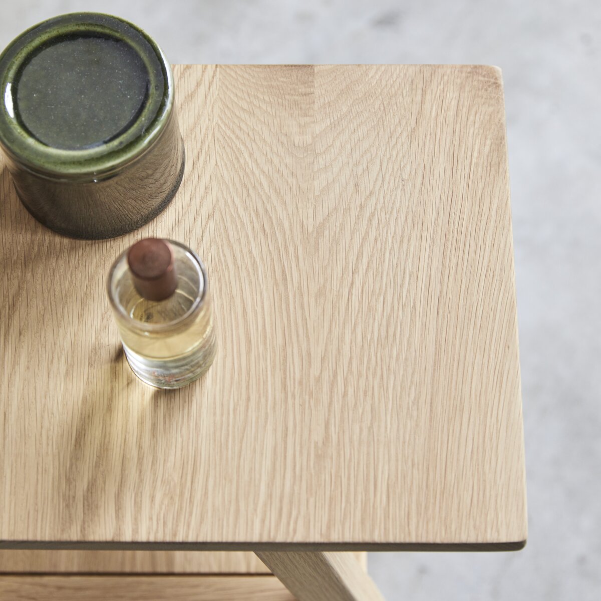 Oak bedside table 70 cm Bedroom furniture Tikamoon