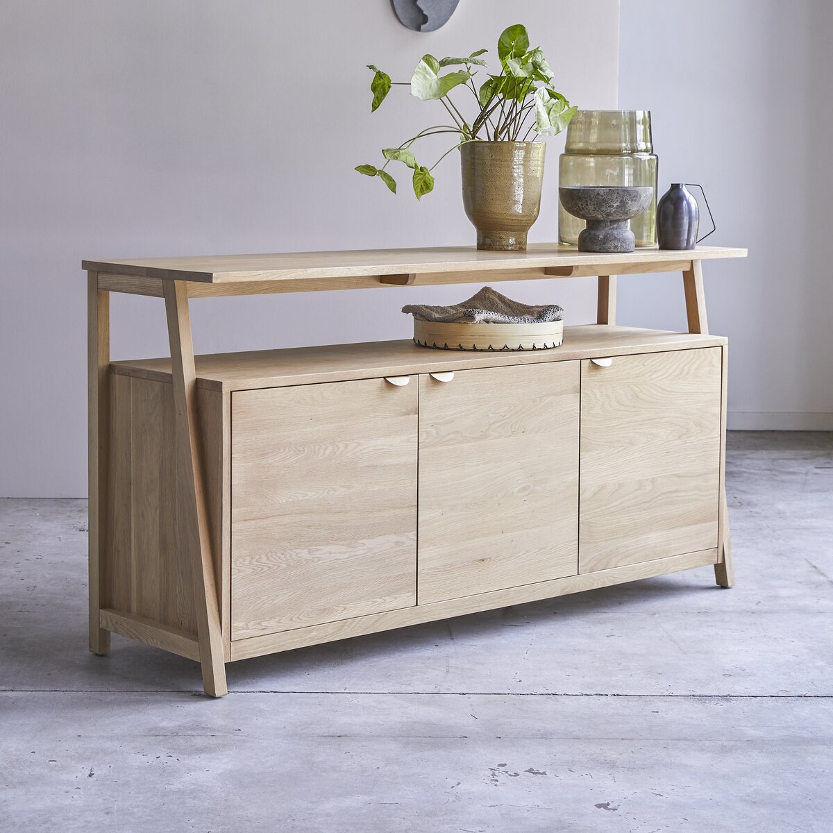 Pola - Buffet en chêne massif 165 cm Pola - Buffet en chêne massif 165 cm
