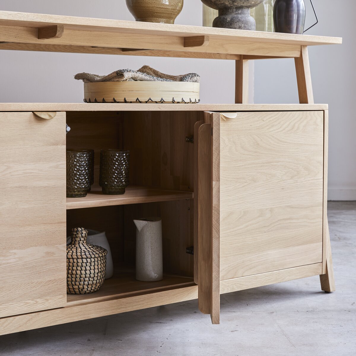 sideboard table oak