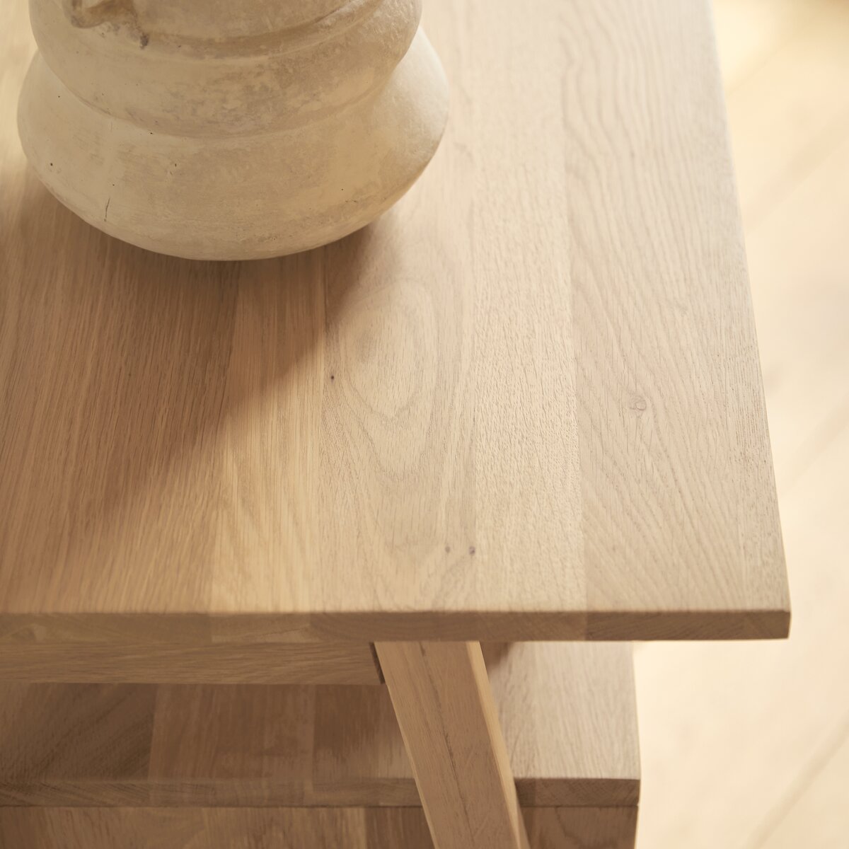 Pola - Solid oak 2-drawer Console table Pola - Solid oak 2-drawer Console table